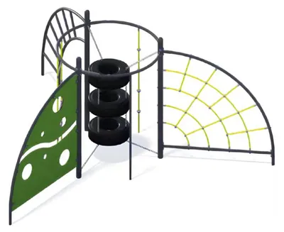 Produktbild von Spielplatz Greifstangen Übungsplattform HängeübergängeSeilstangen Kletterstangen