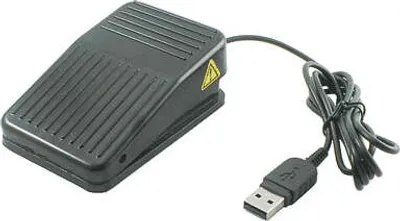 Produktbild von SYSTEM-S USB Game Fußschalter Keyboard Aktion Schalter Pedal HID