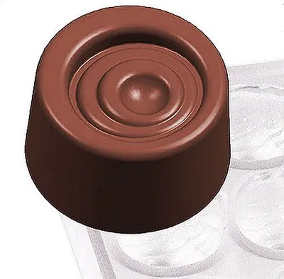 Produktbild von Pralinenform rund mit Muster 21-tlg.
