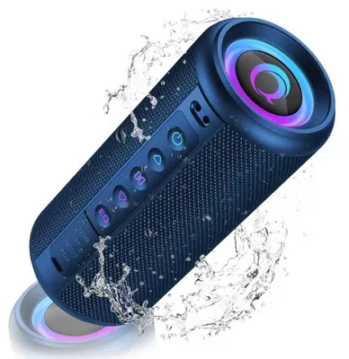 Productafbeelding van Draagbare Bluetooth Speaker 20W - Draadloze Stereo Speaker - 36 Uur Batterijduur - IPX6 Waterdicht