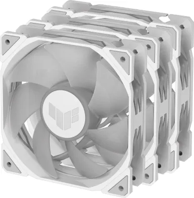 Obrázek produktu pro ASUS TUF GAMING TR120 ARGB 3IN1 White, Vzduchový chladič, 12 cm, 2000 ot/min, Bílá