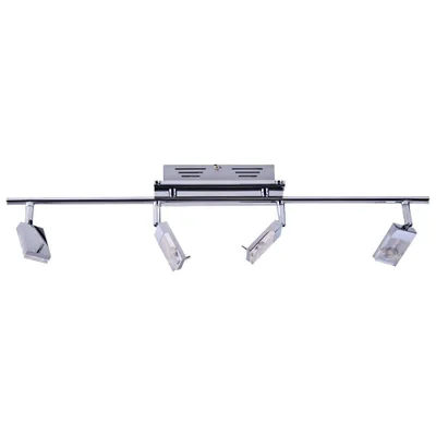 Produktbild von LED Deckenleuchte, chrom, Spots beweglich, L 67 cm