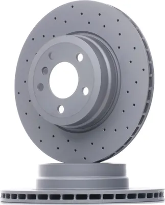 Produktbild von 2x ZIMMERMANN 150.3451.52 Bremsscheibe Hinterachse