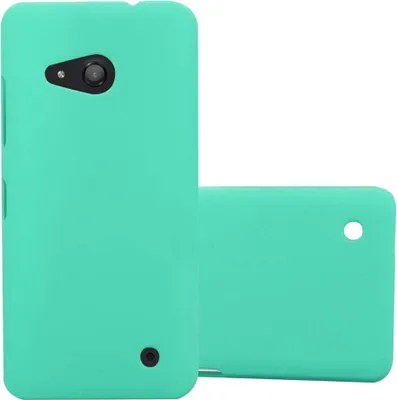 Produktbild von Cadorabo Schutzhülle für Nokia Lumia 550 Hülle in Grün Etui Hard Case Handyhülle Cover