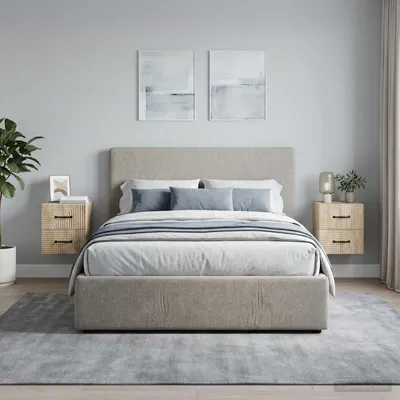 Immagine prodotto di Maison Exclusive - Comodino da parete, set da 2 pezzi, rovere Sonoma, 34,5 x 33 x 40 cm