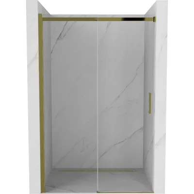 Obrázek produktu pro Mexen Omega rozsouvací sprchové dveře 110 cm, Průhledné, Zlatá - 825-110-000-50-00