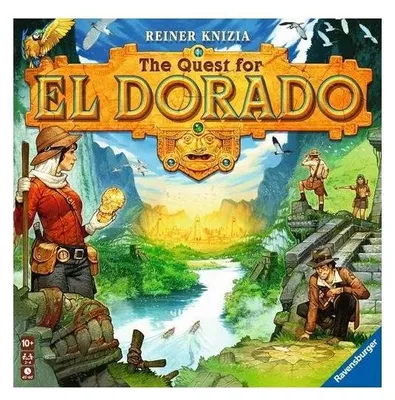 Immagine prodotto di The Quest for El Dorado (Edizione inglese) – Gioco da tavolo – Ravensburger – 2-4 giocatori – 10+