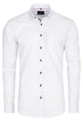 Produktbild von Di Selentino - "Rhodes" Hemd für Herren, Schmal NA676 (132 cm) (Weiß)
