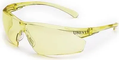 Zdjęcie produktu dla Okulary ochronne 505U EN 166, EN 170 Żółte zauszniki, żółte soczewki PC UNIVET
