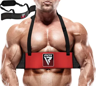 Produktbild von RDX Arm Curl Blaster Unterstützung für Muskelaufbau und Gewichtheben, Training von Bizeps und Trizeps