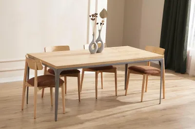 Produktbild von Esstisch Braun Tisch Luxus Esszimmer Stil Klassischer Modern Möbel Neu