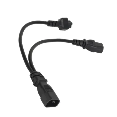 Obrázek produktu pro Rozbočovací síťový kabel IEC 320 C14 zástrčka na C13 a C5 zásuvka rozbočovací kabel 10A 250V
