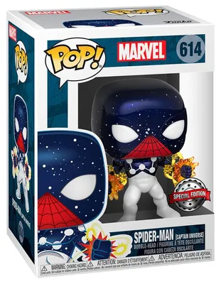 Obrázok produktu pre Figurka winylowa Funko Pop! Marvel Spider-Man Captain Universe Edycja Ekskluzywna