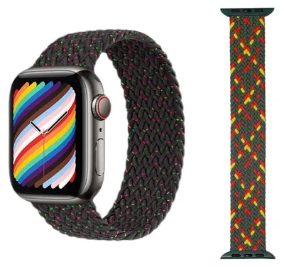 Image de Pour Apple Watch Series 9 8 7 41 / 6 SE 5 4 40 / 3 2 1 38mm montre nylon bracelet de remplacement