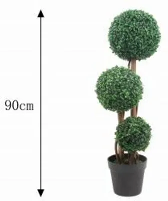 Produktbild von Kš¹nstliche Buchsbaumkugel Buchsbaum Grš¹n 2er-Set