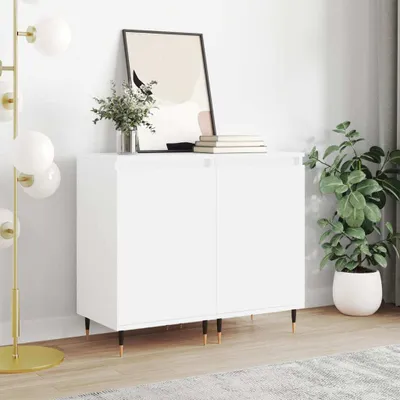 Productafbeelding van Maison Exclusive - Dressoirs, 2 stuks, wit, 40x35x70 cm, houtvezel