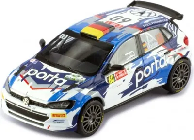Produktbild von IXO 1:43 VW Polo GTI R5, No.60, Porta, Rally Ypres, F.Kreim/F.Christian, 2021