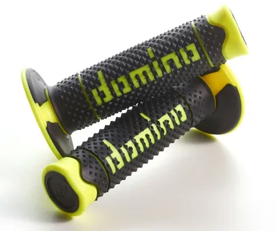 Produktbild von Griffgummis DOMINO Off-Road Griffe Satz A260 schwarz / neongelb Mofa Roller ATV
