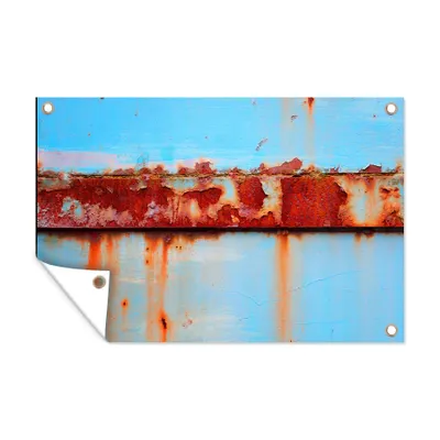 Obrázek produktu pro MuchoWow® Zahradní plakáty - Kovy - Rez - Vintage - Ocel - 60x90 cm - Zahradní dekorace