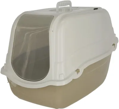 Produktbild von KERBL Katzentoilette Minka 57x39x41cm Beige und Weiß