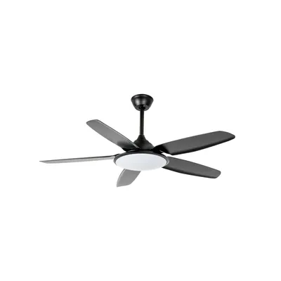 Produktbild von Lucande LED-Deckenventilator Divian, schwarz, DC, leise, CCT