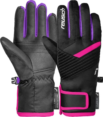 Produktbild von Reusch Fingerhandschuhe Dan R-TEX® XT Junior mit wasserdichter, atmungsaktiver Funktion 7720 black/pink glo 5
