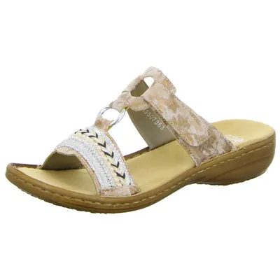Produktbild von Rieker Komfort Pantoletten Damen 362D3630384D36 Rosa 36 EU