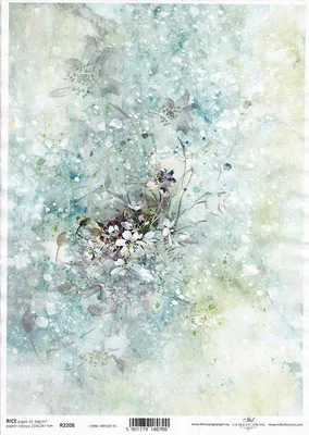 Immagine prodotto di ITD carta di riso decoupage tecnica artigianale tovagliolo di carta-R2208 fiori di primavera