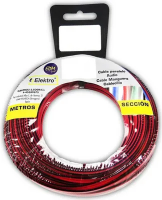 Produktbild von EDM - Parallelspule Rot/Schwarz 2x1,5-5mt 28017