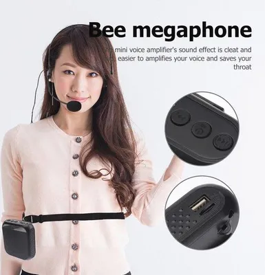 Image de Amplificateurs portables avec haut-parleur et microphone - 3 pièces