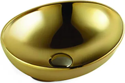 Produktbild von Mexen Elza Aufsatzwaschbecken 40 x 33 cm, Gold - 21014088