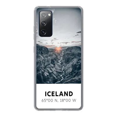 Produktbild von MuchoWow® Handyhülle Schutzhülle Hülle für Samsung Galaxy S20 FE Island - Sonne - Berge Silikon Softcase Handy Hülle - Abdeckung