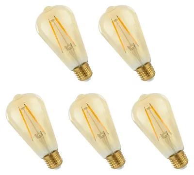 Produktbild von Spectrum E27 LED Lampe 4,9W 490lm 2400K Warmweiß 230V 5 Stück