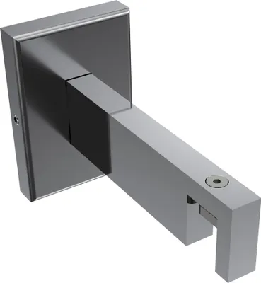 Produktbild von Interdeco Träger mit Abstand 9 cm / Wandhalterung für Gardinenstangen 14 x 35 mm, 1-läufig Chrom, Typ Smartline
