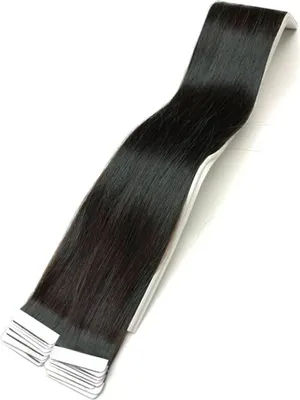 Produktbild von Tape in Hair Echthaartapes, dark espresso, Remy Haar für Haarextensions, (50 cm) Länge, ca. (25 g)