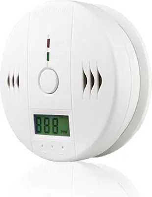 Produktbild von Peviasot CO Melder weiß Feuermelder für Kohlenmonoxid mit 85 dB Alarm und LED Warnlicht Einfache Montage