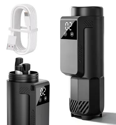 Kühlbox für Insulin, USB, 0–18 °C, 7 Pens, schwarz
