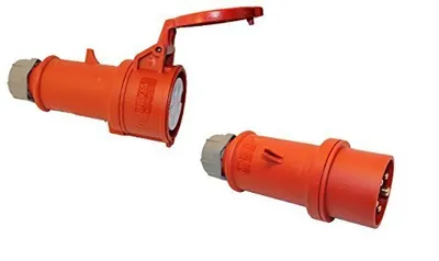 Produktbild von SET MENNEKES CEE Kupplung und Stecker 16A 5-polig 5P 400V Starkstrom