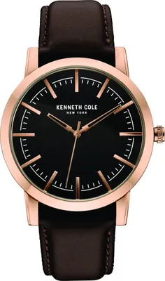 Produktbild von Kenneth Cole New York Herren-Armbanduhr Analog Quarz Leder 10030809