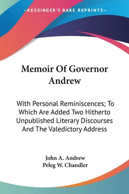 Produktbild von Memoir Of Governor Andrew
