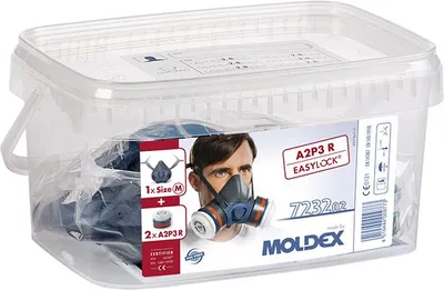 Produktbild von Moldex Atemschutzbox Serie 7000 7232, 4-Punkt-Bebänderung