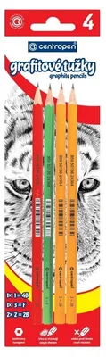 Obrázek produktu pro Grafitové tužky CENTROPEN 9510/4, 4 ks