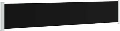 Produktbild von vidaXL Seitenmarkise Ausziehbar 117x600 cm Schwarz