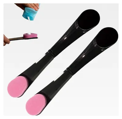 Produktbild von 2 Stück Eincremehilfe für den Rücken, Rosa Rückenpflege-Applikator