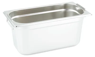 Produktbild von GN Behälter Gastronorm 1/3 150 mm mit Fallgriffe aus Edelstahl GVK ECO