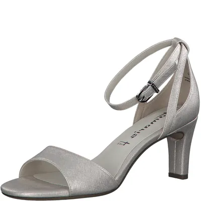 Produktbild von Tamaris Damen Sandalette Cutouts Trichterabsatz geschlossene Ferse 1-28327-20, Größe:40 EU, Farbe:Gold