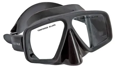Produktbild von Abysstar Astra Tauchmaske Schwarz Schwarz One Size