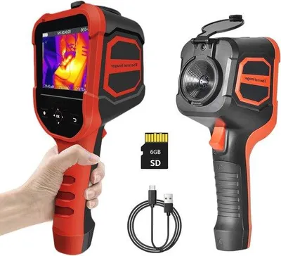 Immagine prodotto di Termocamera a infrarossi portatile con display LCD, 6 GB, IP54, termica
