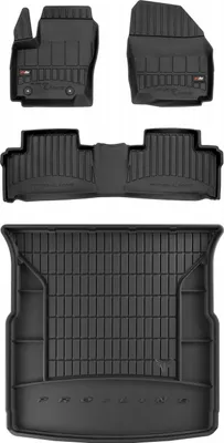 Immagine prodotto di SET di tappetini in gomma 3D Ford S-max Mk1 2006-2015 5 persone 31 cm