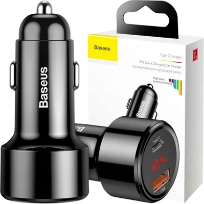 Produktbild von Baseus Magic Series PPS - Quick Charge 4.0+ / QC3.0 45W 6A nabíjačka do auta čierna (CCMLC20C-01)